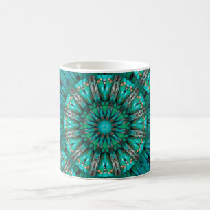 Caneca De Café Turquesa Art 1-2 Opções