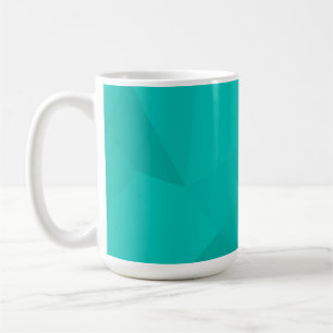 Caneca De Café Turquesa, moderna, legal, moderna arte geométrica