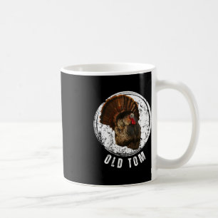 Caneca De Café Turquia Caçando Camisa Antigo Tom Gobbler Turquia
