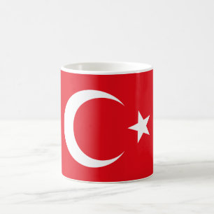 Caneca De Café Turquia Flag Mug