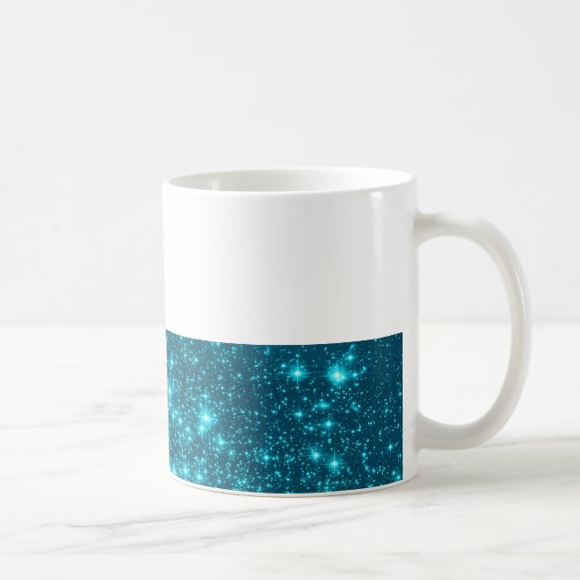 Caneca De Café Turquoise Sparkle (Direita)