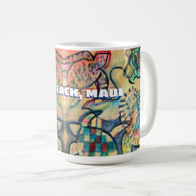 Caneca De Café Turtle Beach Maui mug (Frente Esquerda)