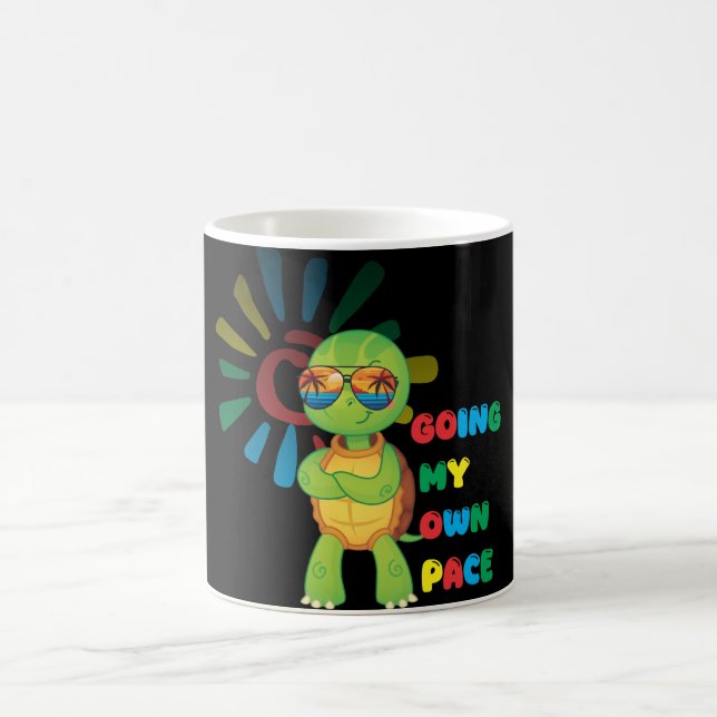 Caneca De Café Turtle going at his own pace (Centro)