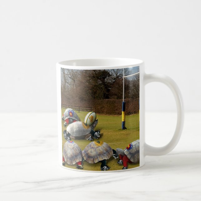 Caneca De Café Turtle Rugby (Direita)
