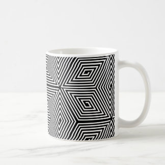 Caneca De Café Turtle shell [black] - Japanese Pattern