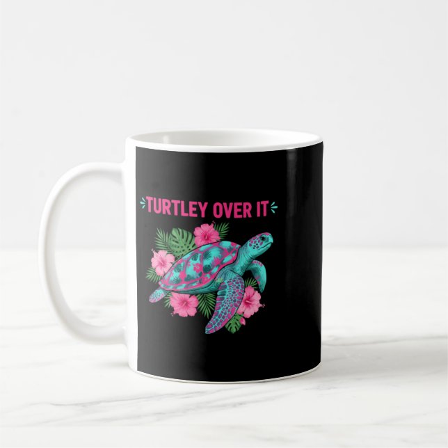 Caneca De Café Turtley Over It (Esquerda)