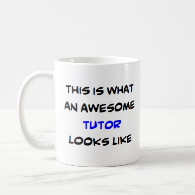 Caneca De Café tutor, incrível (Esquerda)