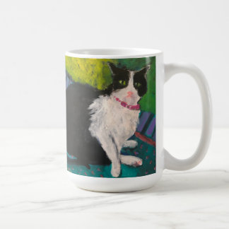 Caneca De Café Tuxedo Cat 15 oz Mug