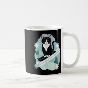 Caneca De Café Tuxedo Gatos E Ventiladores Desportivos De Inverno