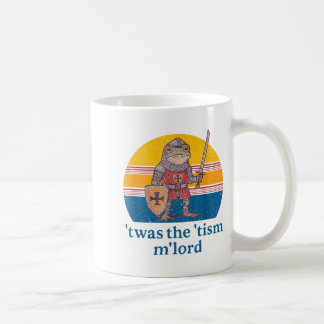 Caneca De Café Twas The Tism M Lord Frog Knight - Autism Awarenes
