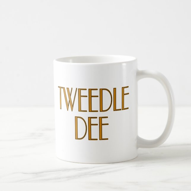 Caneca De Café Tweedle Dee (Direita)
