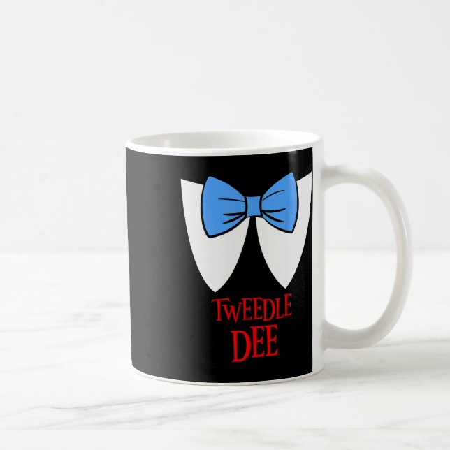 Caneca De Café Tweedle Dee Costume Halloween Fairytale (Direita)