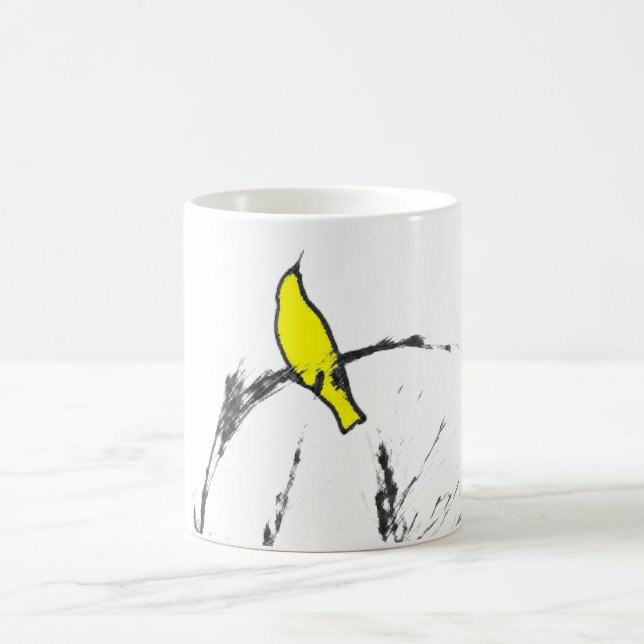 Caneca De Café Tweet amarelo (Centro)