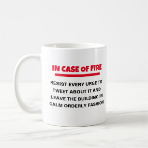 Caneca De Café Tweet Urge Coffee Mug - Presente de Humor nas Rede
