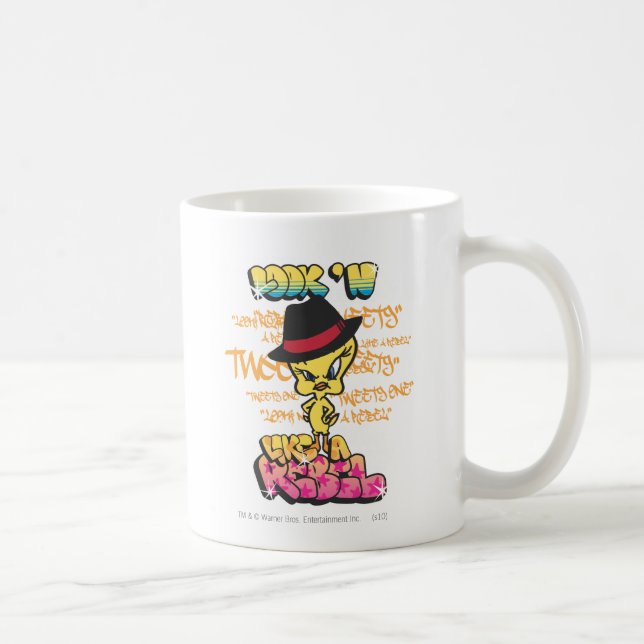 Caneca De Café TWEETY™ como um rebelde (Direita)