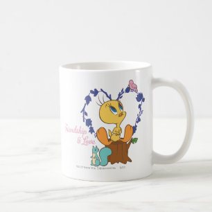 Caneca De Café Tweety "Friendship And Love"