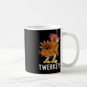 Caneca De Café Twerkey Twerking Turquia Diversão Dançando Turquia