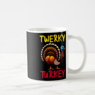 Caneca De Café Twerky Turkey Graças Engraçado Dançando A Turquia