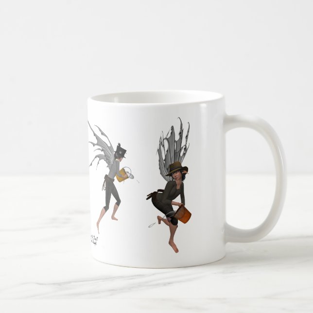 Caneca De Café Twin Boy Faeries Coffee Mug (Direita)