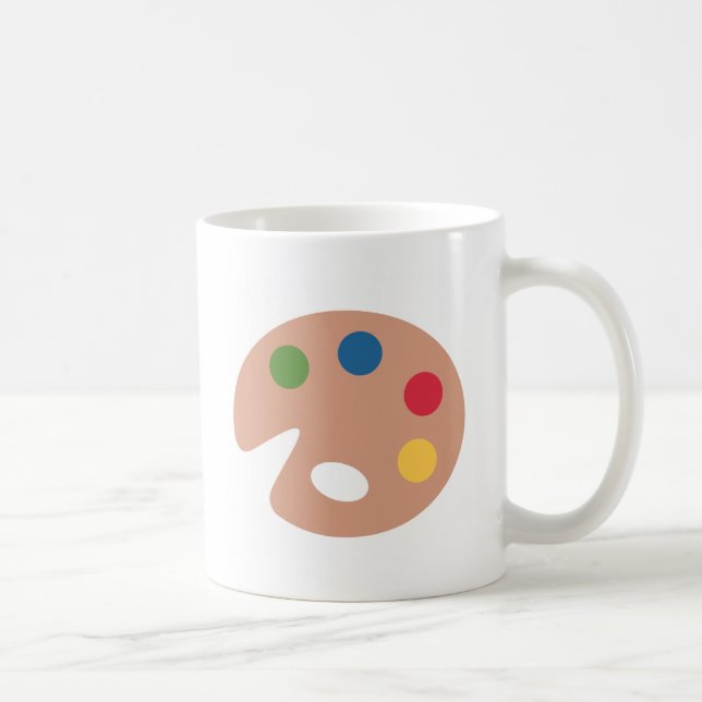 Caneca De Café Twitter emoji - Palette Painting (Direita)