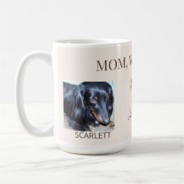 Caneca De Café Two Fur Babies, One Amazing Mom 2 photos