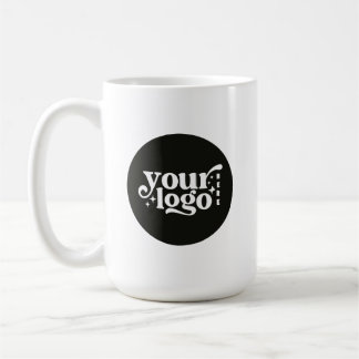 Caneca De Café Two-Sided Custom Business Logo Branded