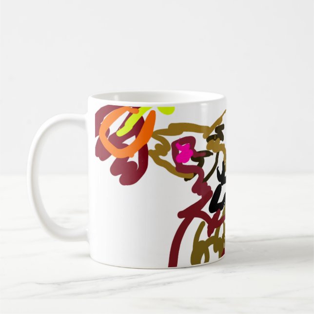 Caneca De Café Two wolves Autumn (Esquerda)