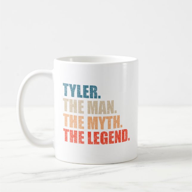 Caneca De Café Tyler The Man The Myth The Legend (Esquerda)