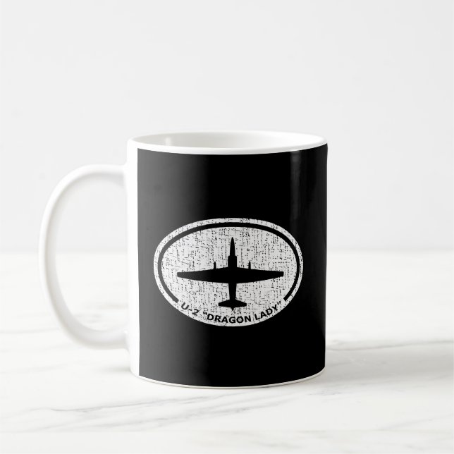 Caneca De Café U-2 Dragão - Avião Espião-da-Espião (Esquerda)