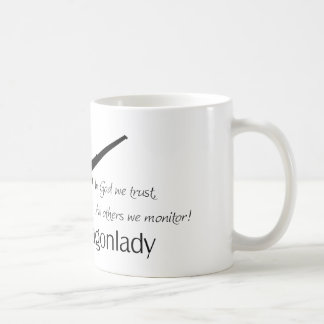 Caneca De Café U-2 no deus que nós confiamos, todo o outro nós