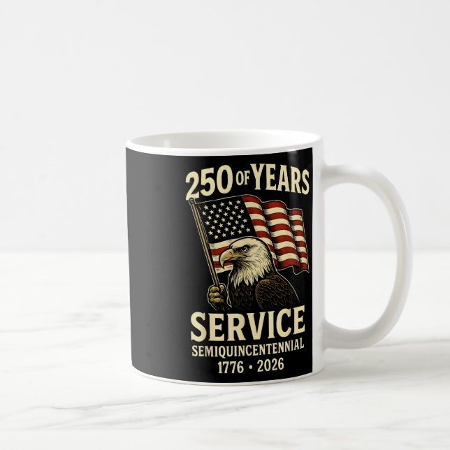 Caneca De Café U Patriótico da Celebração do 250º Aniversário Ame (Direita)