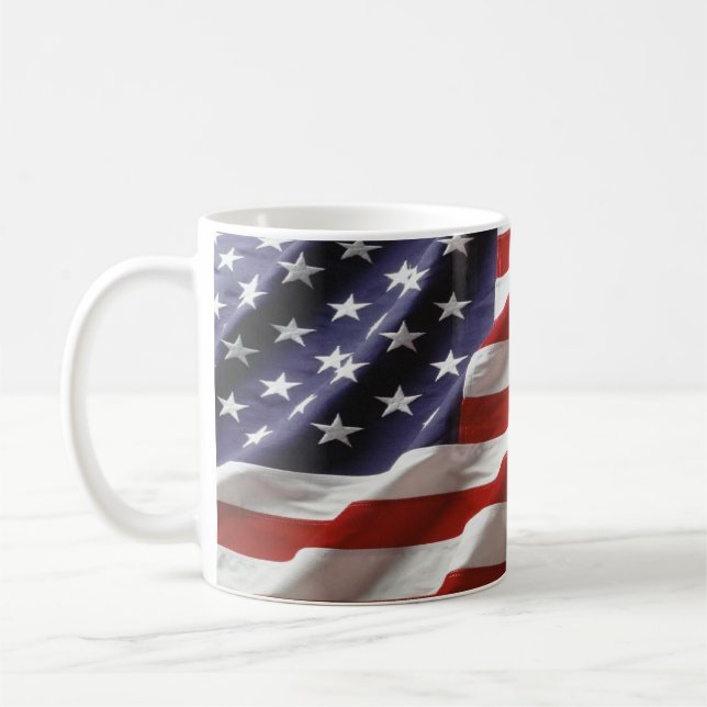 Caneca De Café U.S. Bandeira (Esquerda)