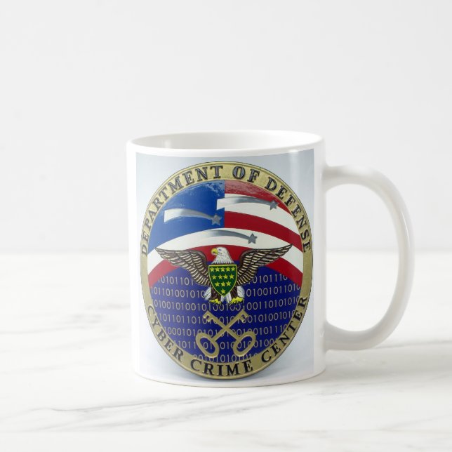 Caneca De Café U.S. Departamento da DEFESA - centro do crime do (Direita)