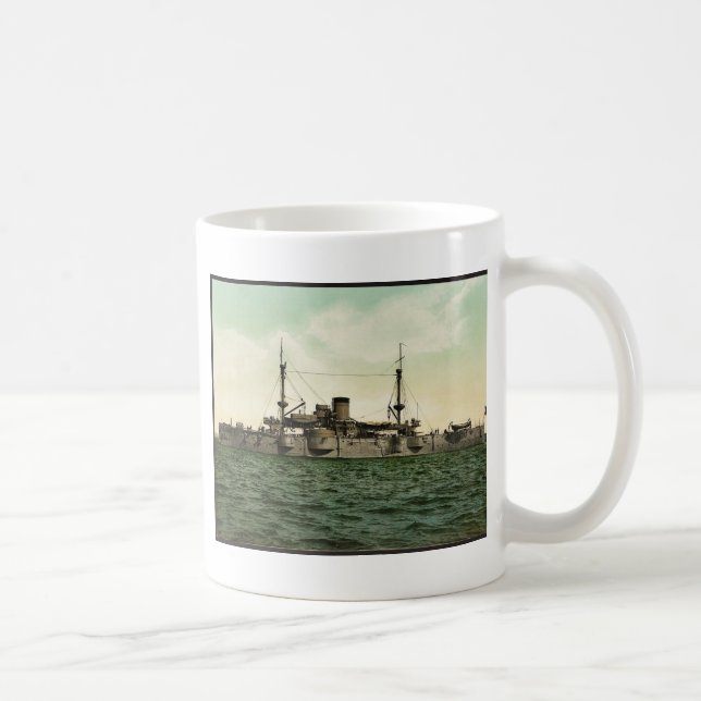 Caneca De Café U.S.S. "Texas" Photochrom clássico (Direita)