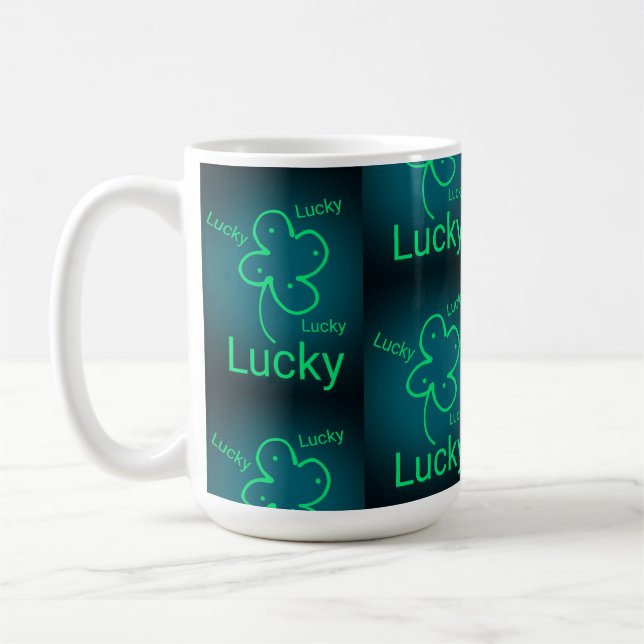 Caneca De Café U Sentir Lucky Mug (Esquerda)