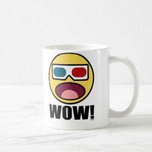 Caneca De Café Uau! 3d