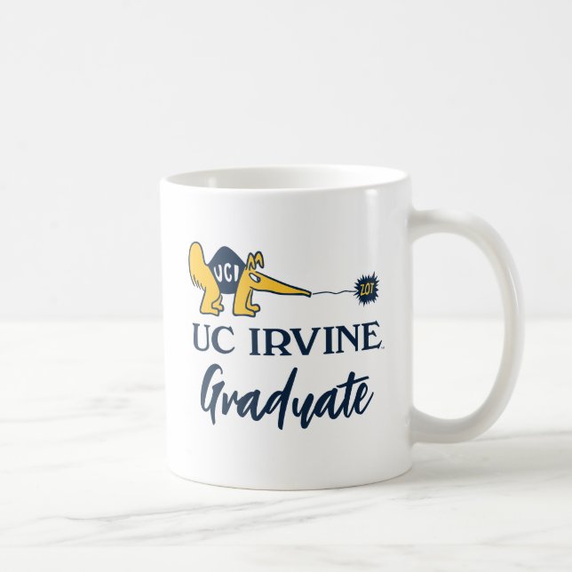 Caneca De Café UC Irvine | UCI Anteatistas Zot! (Direita)
