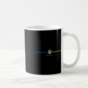 Caneca De Café Ucrânia Bandeira Ucraniana Zelensky Tryzub Militar