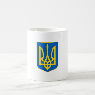 Caneca De Café Ucrânia Emblem, Ucraniano Nacional Zelensky