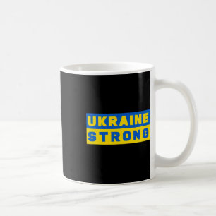 Caneca De Café Ucrânia Forte Suporte à Ucrânia