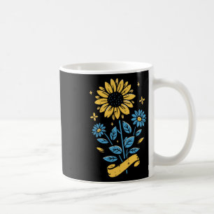 Caneca De Café Ucrânia Girassol Azul Amarelo Mulheres Ucranianas