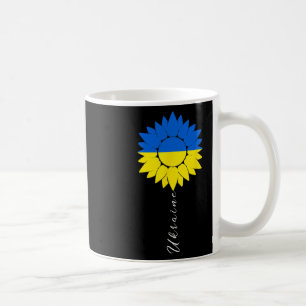 Caneca De Café Ucrânia Girassol Bandeira Ucraniana Eu Apoio A Ucr