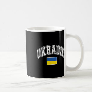 Caneca De Café Ucrânia Gráfico da Bandeira Ucraniana 2