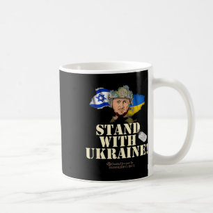 Caneca De Café Ucrânia Israel Volodymyr Zelenskyy Fique Com Ucr