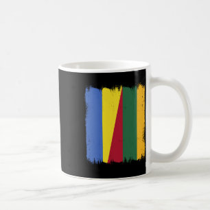 Caneca De Café Ucrânia Lituânia Meia Bandeira Ucraniano Lituano R