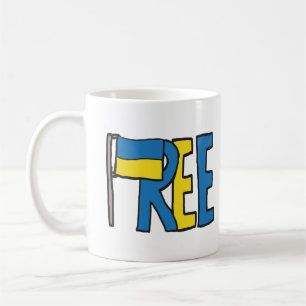 Caneca De Café Ucrânia livre