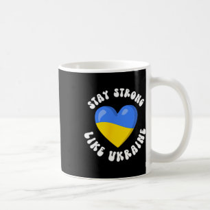Caneca De Café Ucraniano Apoia Ucrânia Bandeira Amor Ucraniano Eu