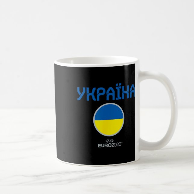 Caneca De Café Uefa Euro nação ucraniana (Direita)