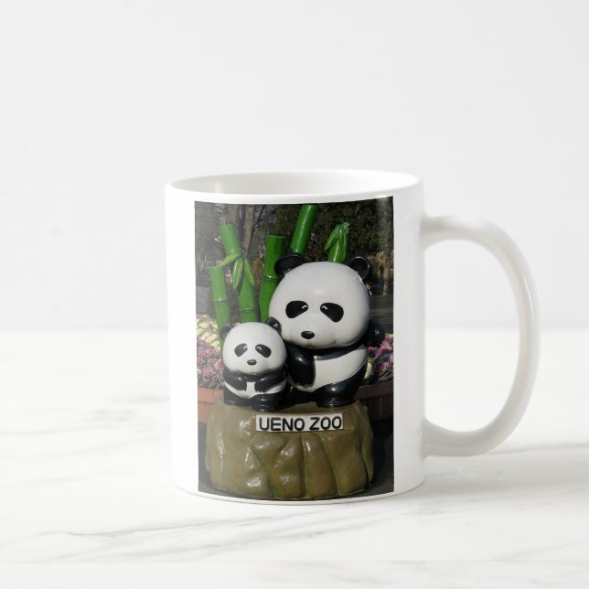 Caneca De Café Ueno Zoo Panda Sinal (Direita)