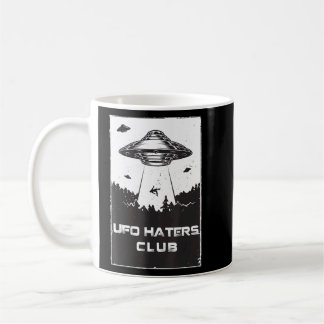 Caneca De Café Ufo Hater Club Anti Ufo Social Para Homens